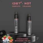 IGET HOT 5500 Puffs Strawberry Watermelon Ice – product image 2