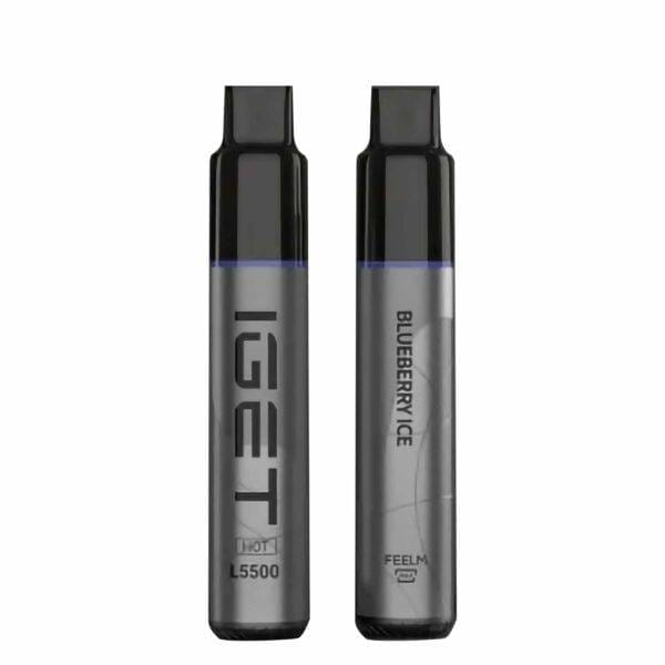 IGET HOT 5500 Puffs Blueberry Ice