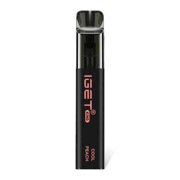 IGET King 2600 Puffs 30 options Cool Peach