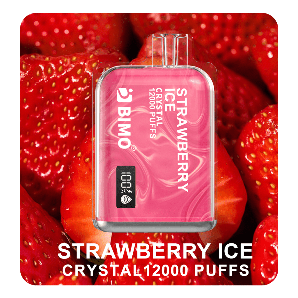 BIMO Crystal 12000 Puffs Disposable Vape Transparent Design