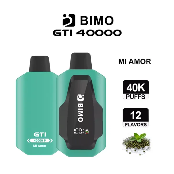 BIMO GTI 40000 Puffs - Mi Amor (Pepper Mint)