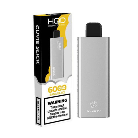 HQD Cuvie Slick 6000 Banana Ice Option