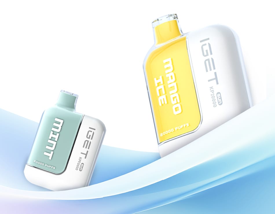 High-quality disposable vape brand_IGET packaging and device