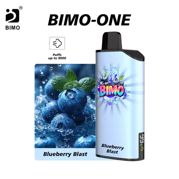 BIMO ONE 9000 Puffs - Blueberry Blast