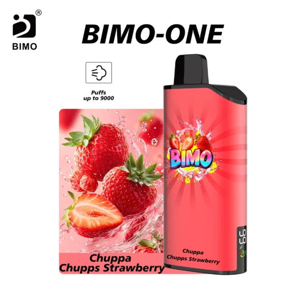 BIMO ONE 9000 Puffs - Chuppa Chupps Strawberry