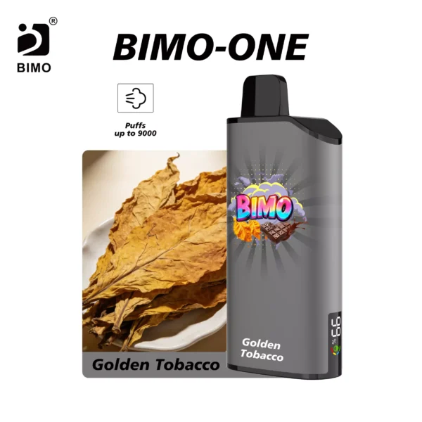 BIMO ONE 9000 Puffs - Golden Tobac