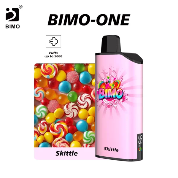 BIMO ONE 9000 Puffs - Skittle