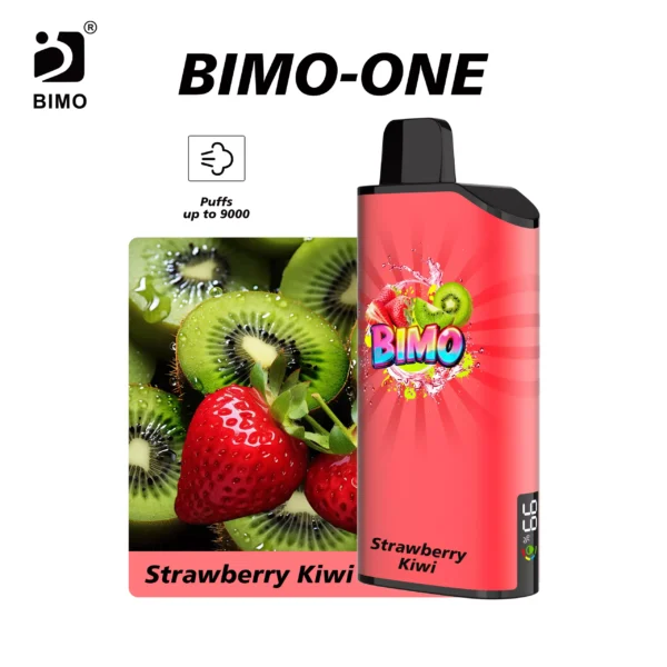 BIMO ONE 9000 Puffs - Strawberry Kiwi
