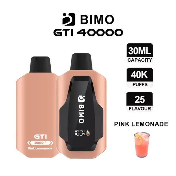 BIMO GTI 40000 Puffs - Pink Lemonade