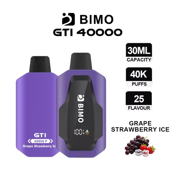 BIMO GTI 40000 Puffs - Grape Strawberry Ice