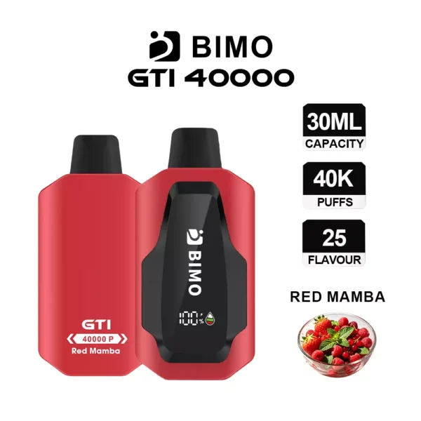 BIMO GTI 40000 Puffs - Red Mamba