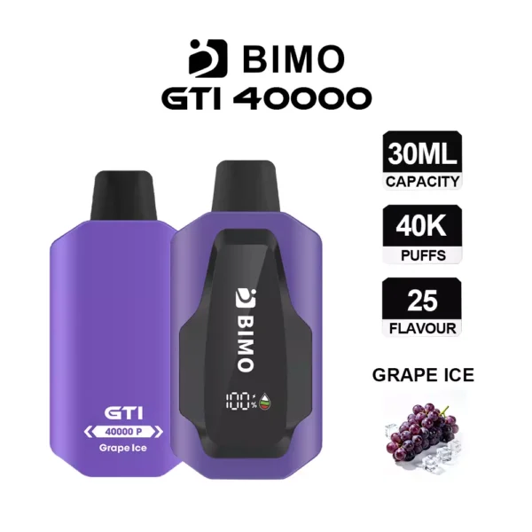 BIMO GTI 40000 Puffs - Grape Ice