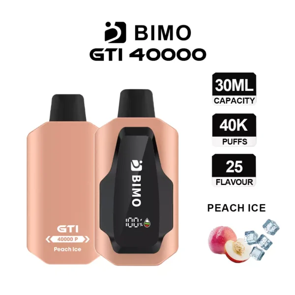 BIMO GTI 40000 Puffs - Peach Ice