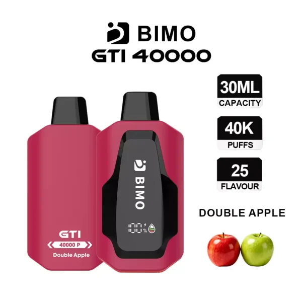 BIMO GTI 40000 Puffs - Double Apple