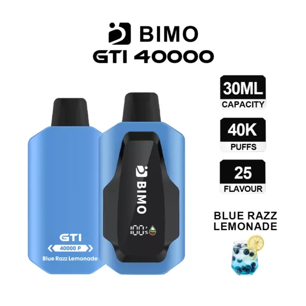 BIMO GTI 40000 Puffs - Blue Razz Lemonade